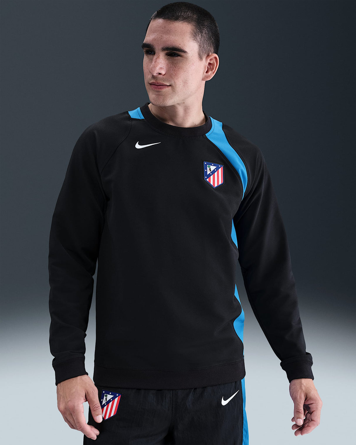 Atlético Madrid Total 90 Soccer Crew-Neck Top