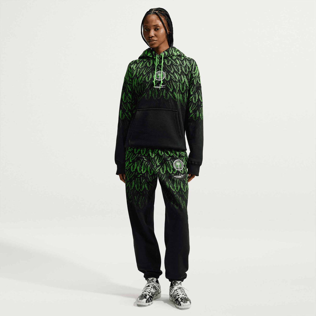 Nigeria x Slawn Club Fleece Hoodie