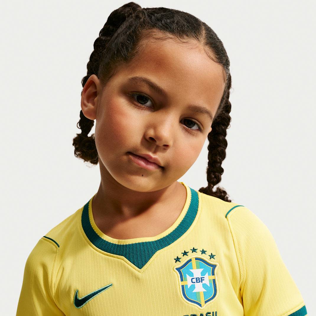 Kids Brazil 2026 Stadium Home Kit