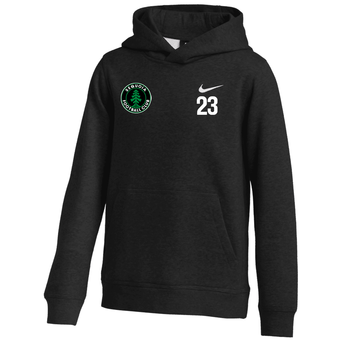 Nike club hoodie sequoia hotsell