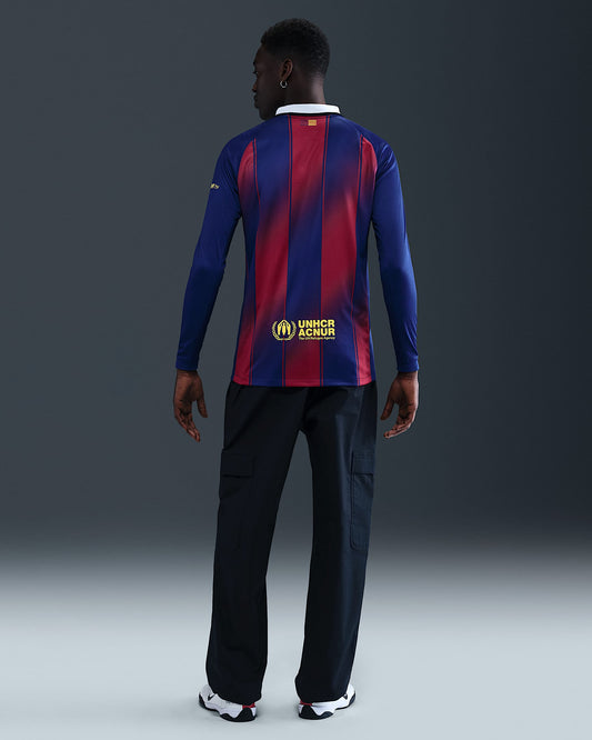 FC Barcelona 2025/26 Stadium Home LS Jersey