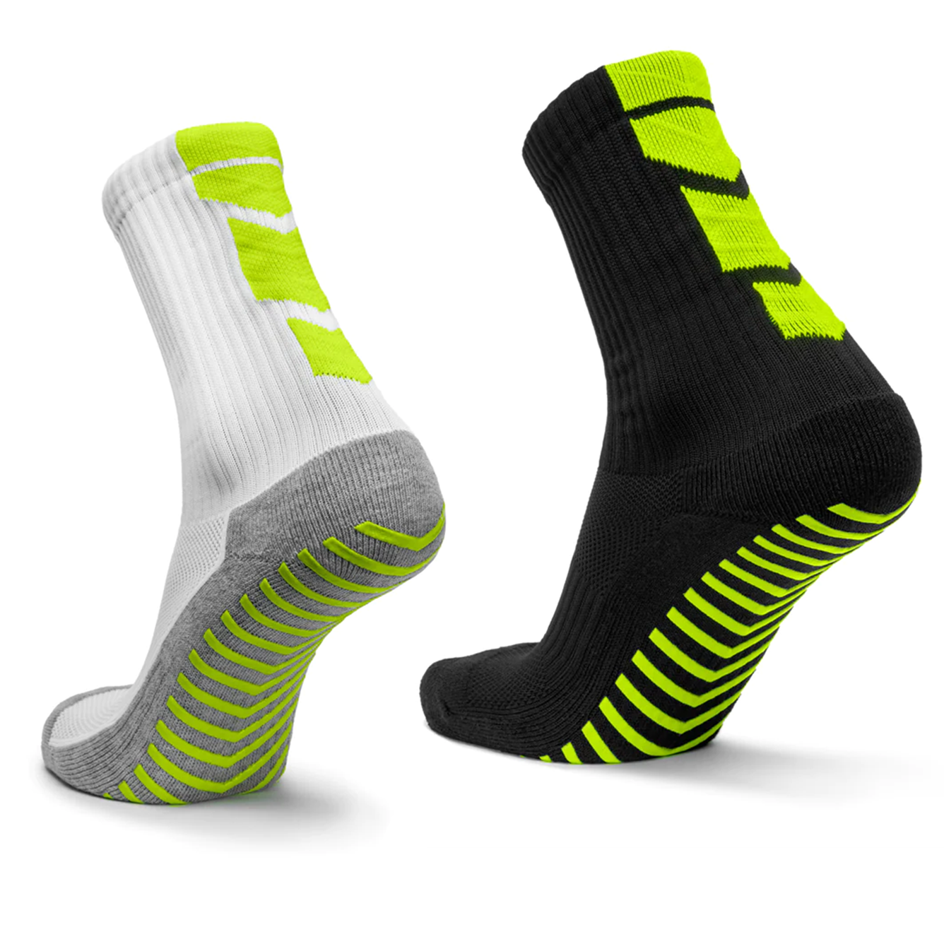 Grip Sock + Sleeve Bundle (White & Neon Green) – Flite Sports