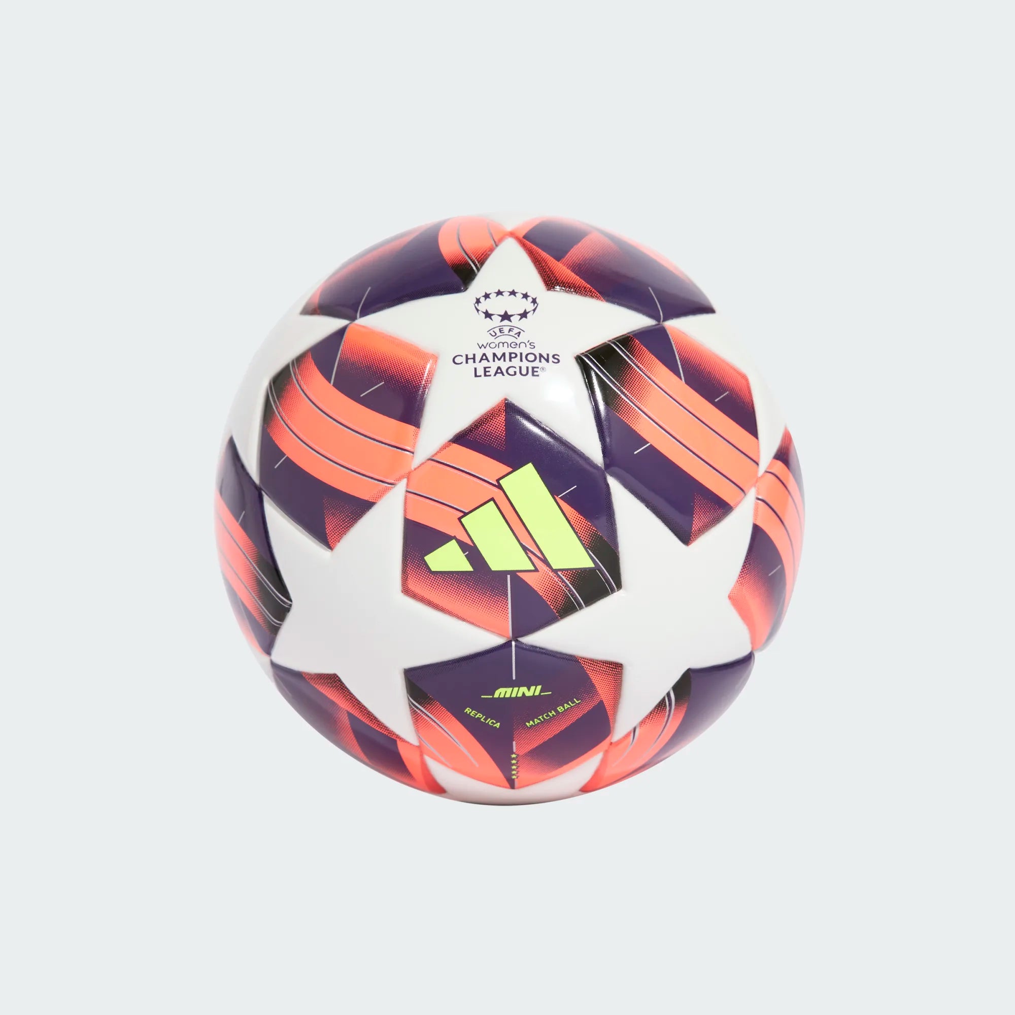 Adidas Women's Champions League Mini Ball [Purple/Pink/Orange