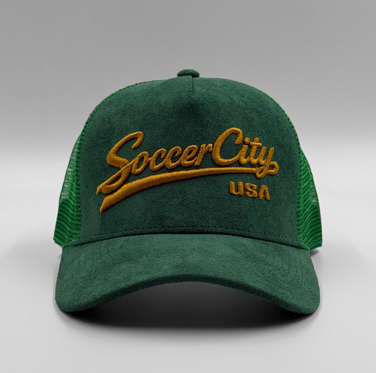 Soccer City Sueded Trucker