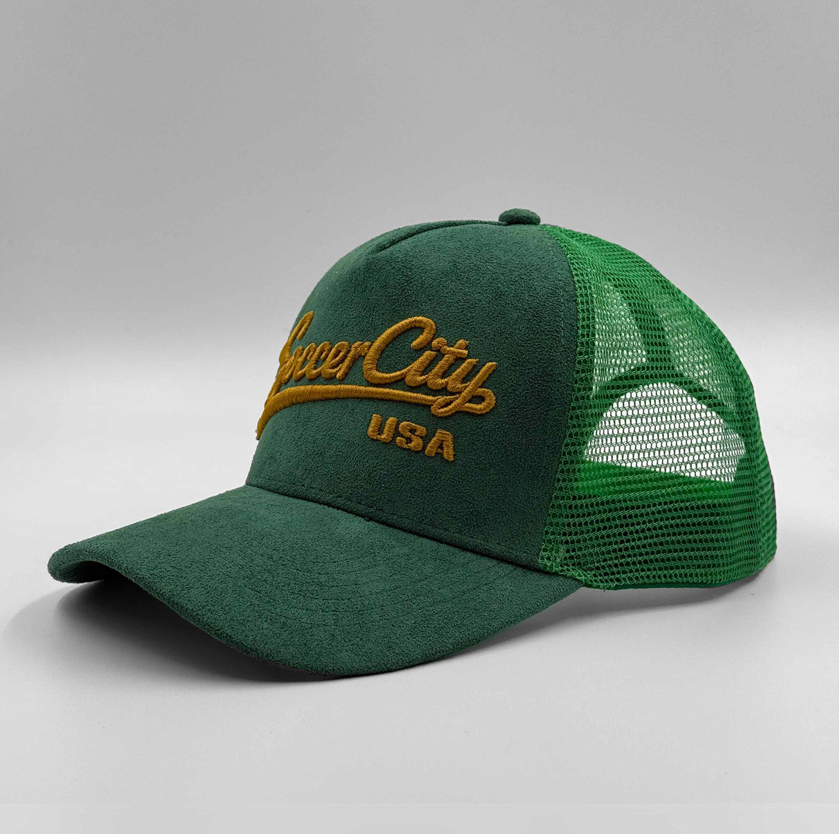 Soccer City Sueded Trucker