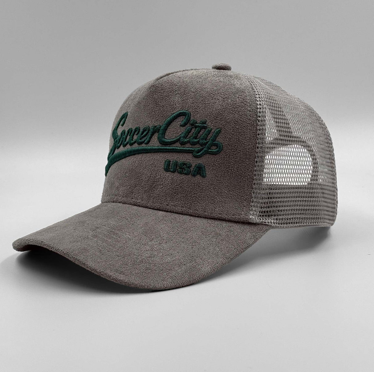 Soccer City Sueded Trucker