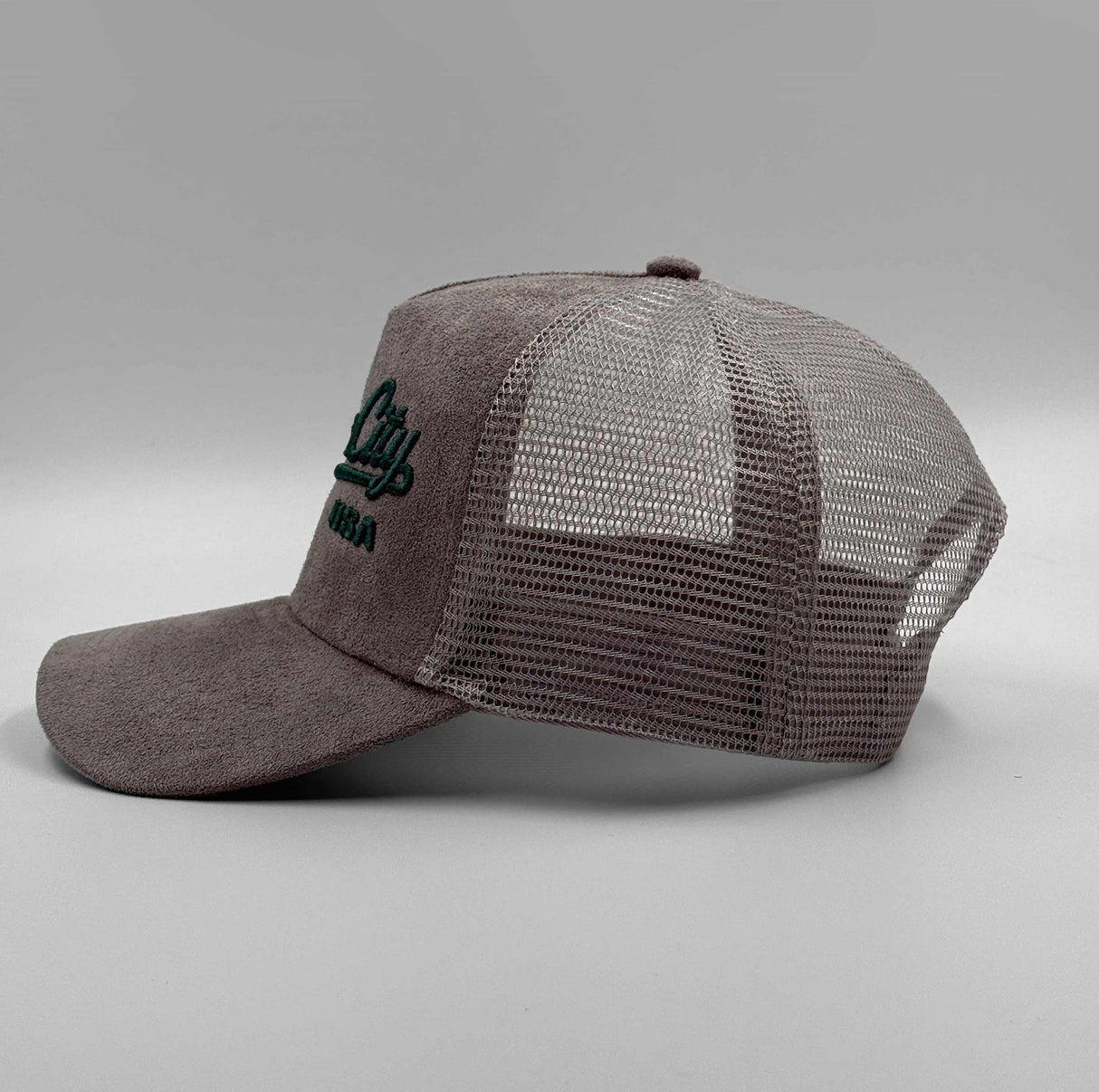 Soccer City Sueded Trucker