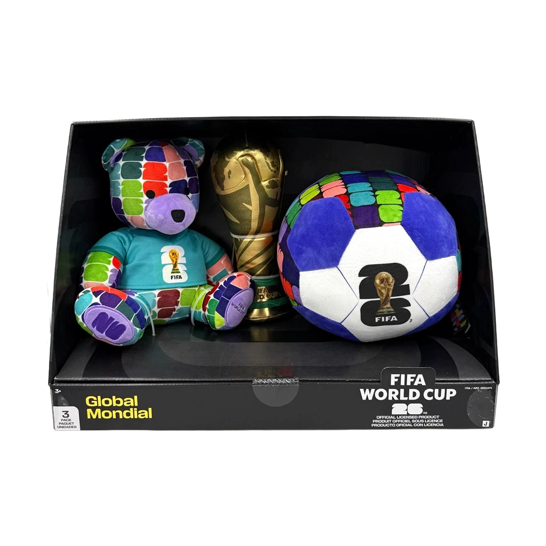 World Cup 2026 3-Pack Plush Set