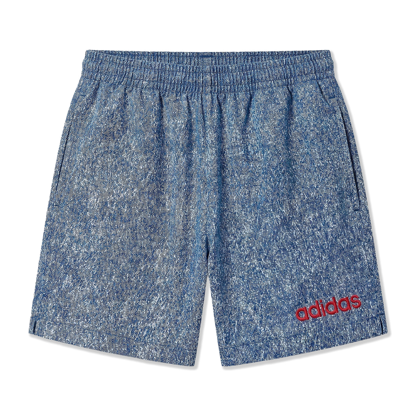 Denim Graphic Shorts