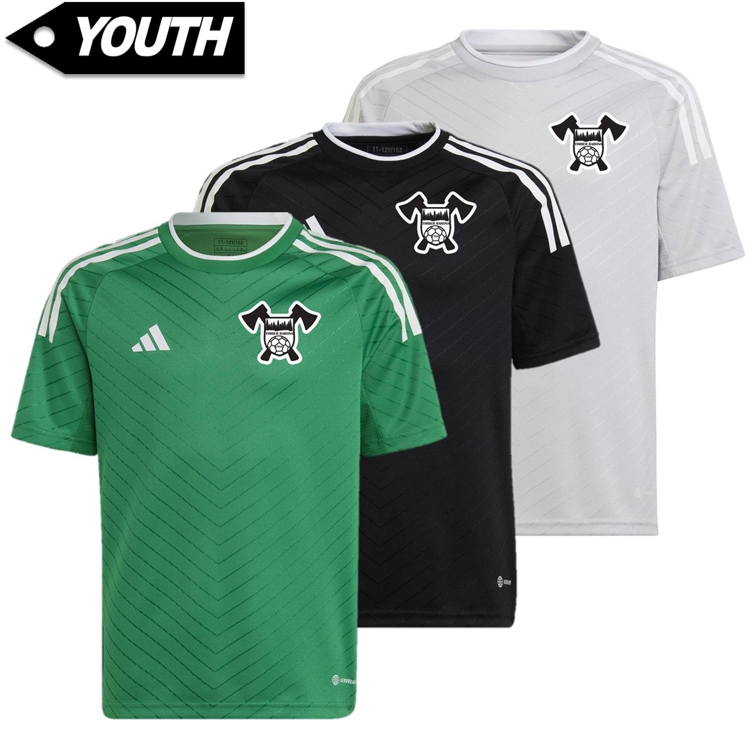 Youth Barons Black Jersey