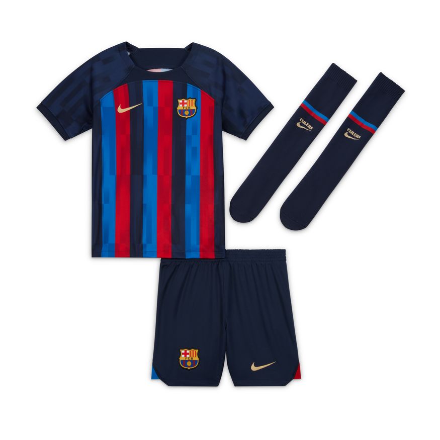 riesgo compensar Aliviar Kids FC Barcelona 2022/23 Home Kit – Tursi Soccer Store
