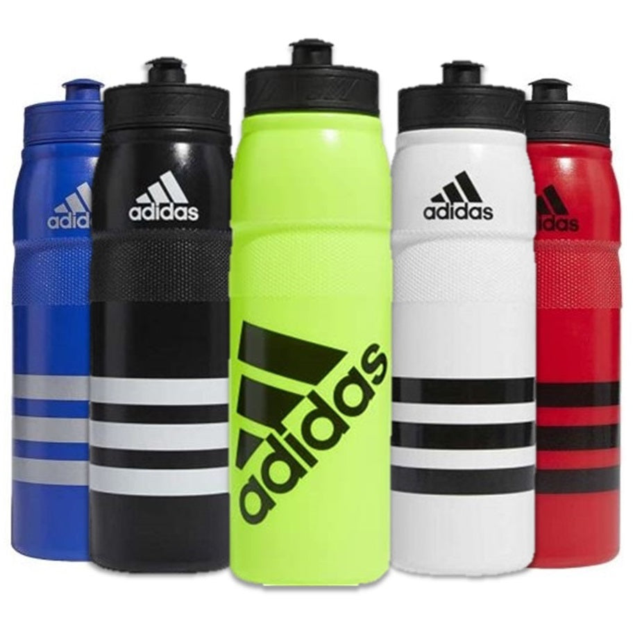 adidas Steel 600 ML Water Bottle with Straw, Color: Black Grey
