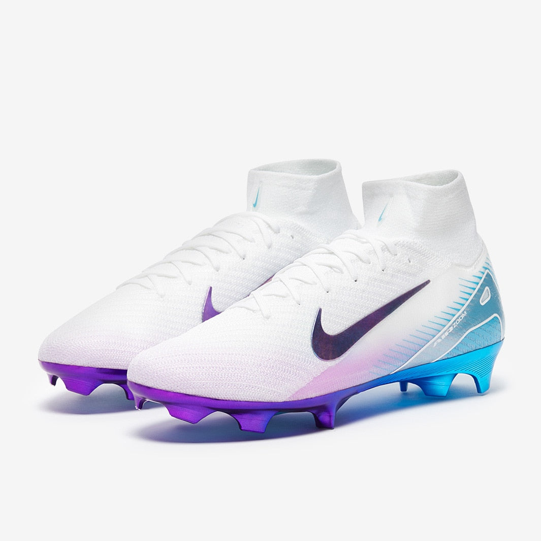 Mercurial Superfly 10 Elite LV8 FG [White/Mulit-Color]