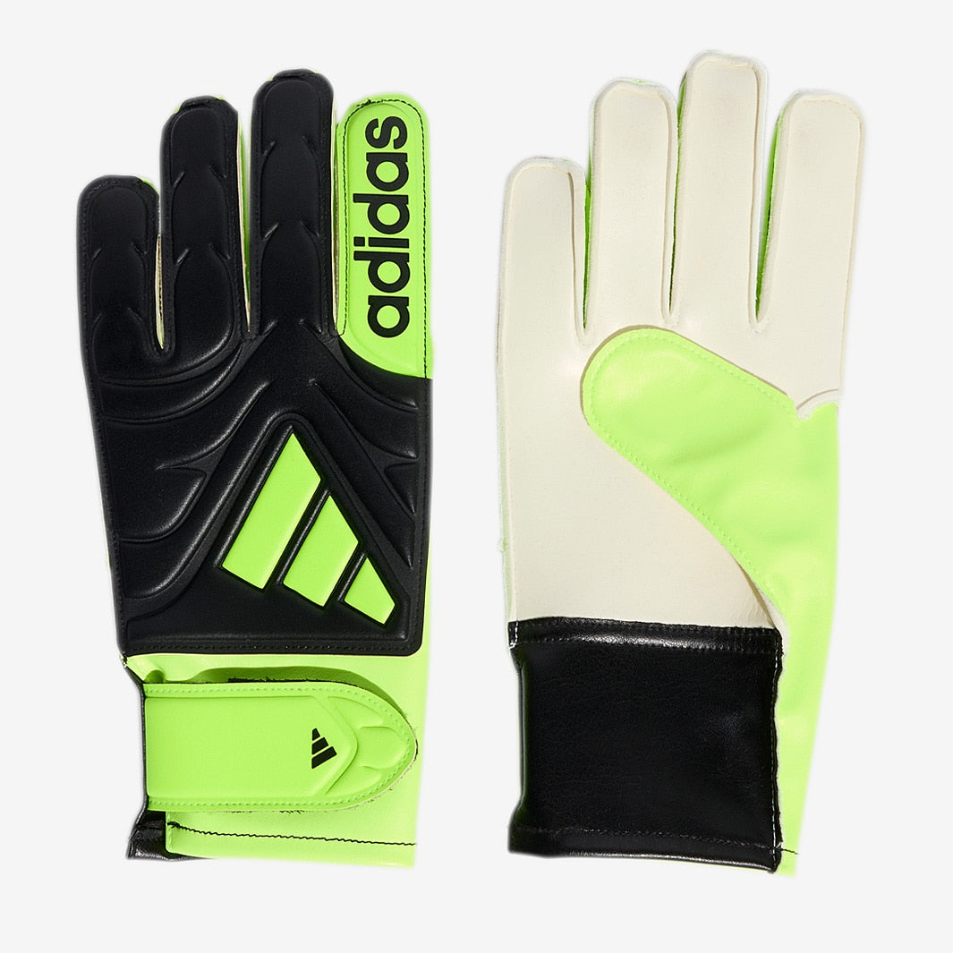 Junior Copa Club Keeper Glove [Black/Lucid Lemon]