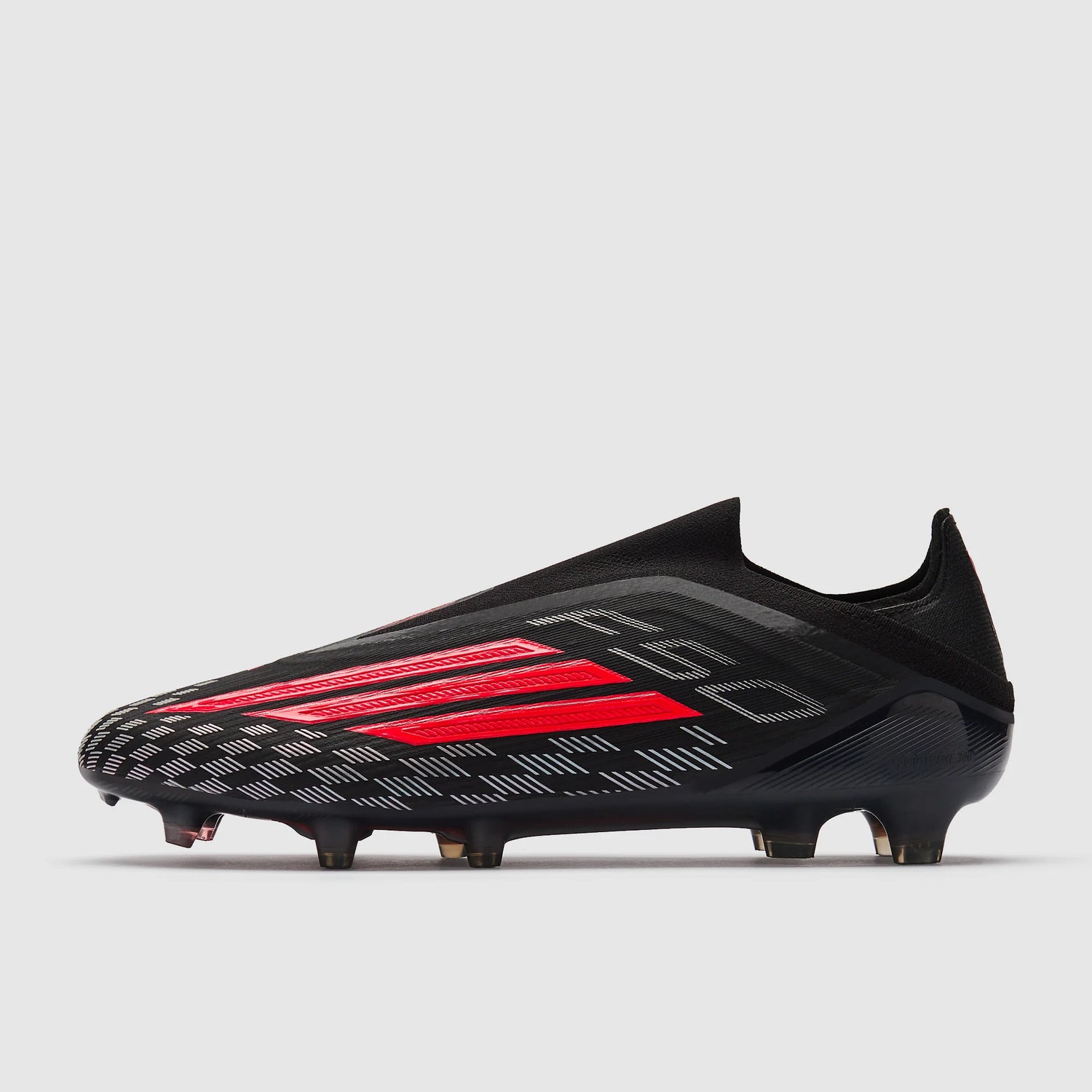 F50 Elite Laceless FG [Core Black/Lucid Red] – Tursi Soccer Store