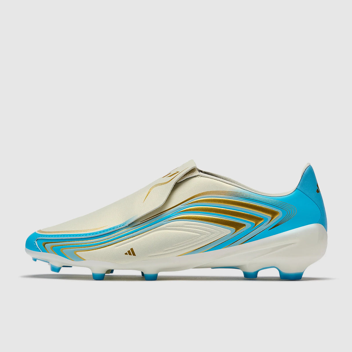 Junior F50 League LL Messi FG [Ivory/Sea Blue]