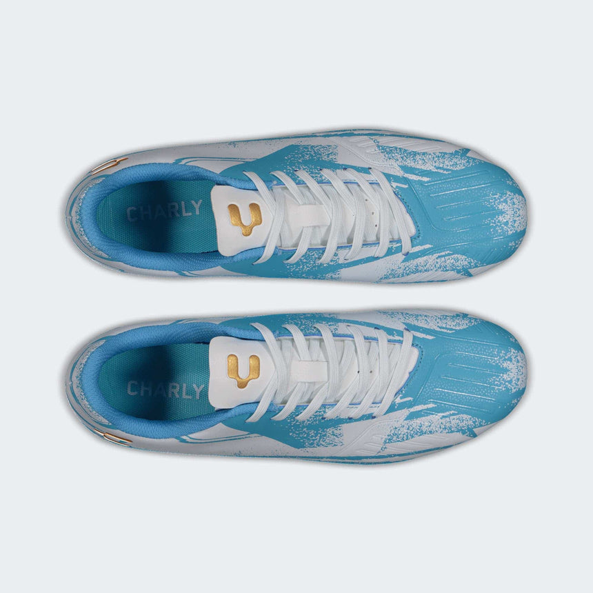Little Kids Grasshopper 6.0 FG [White/Blue]