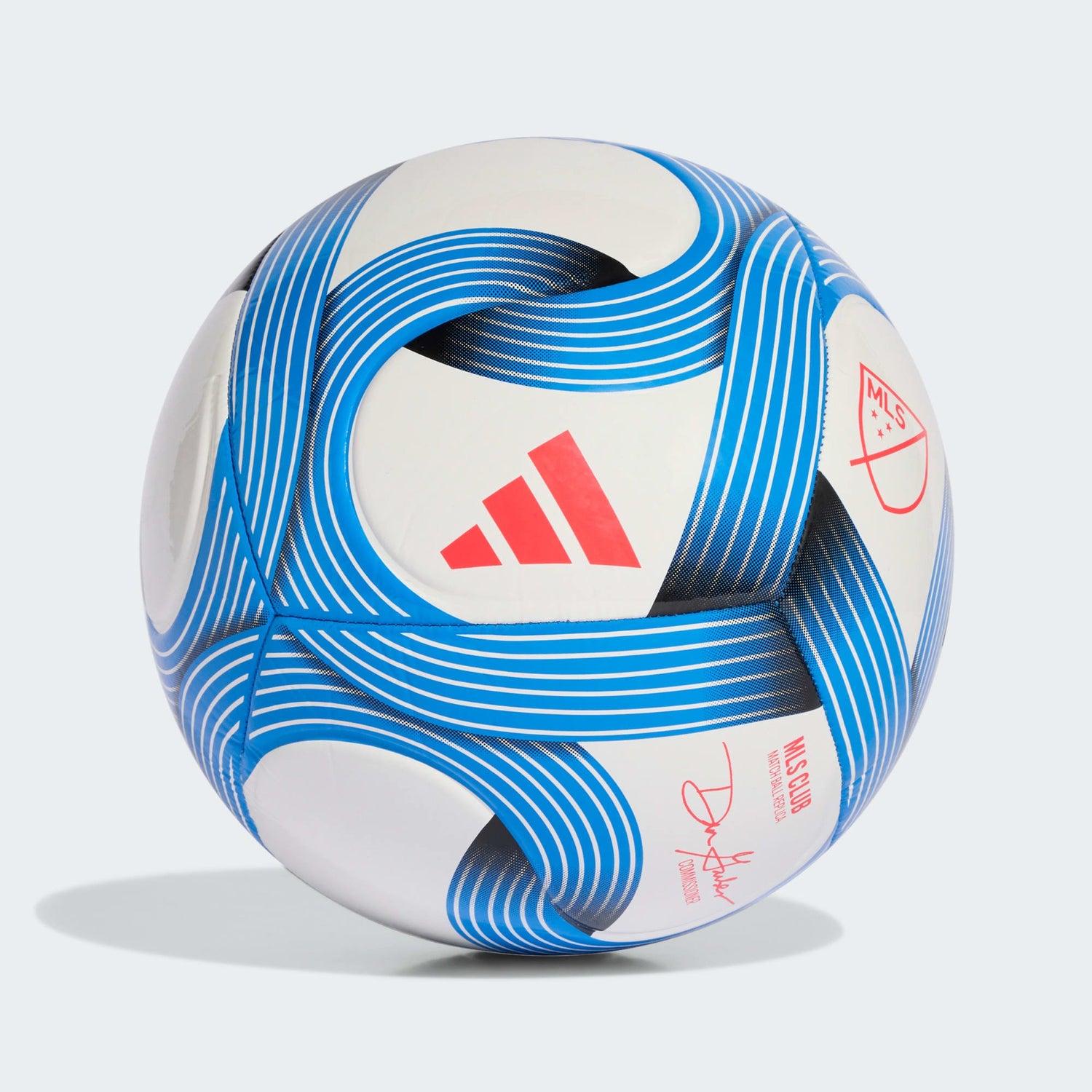 MLS 2026 Club Ball [White/Glow Blue/ Lucid Red]