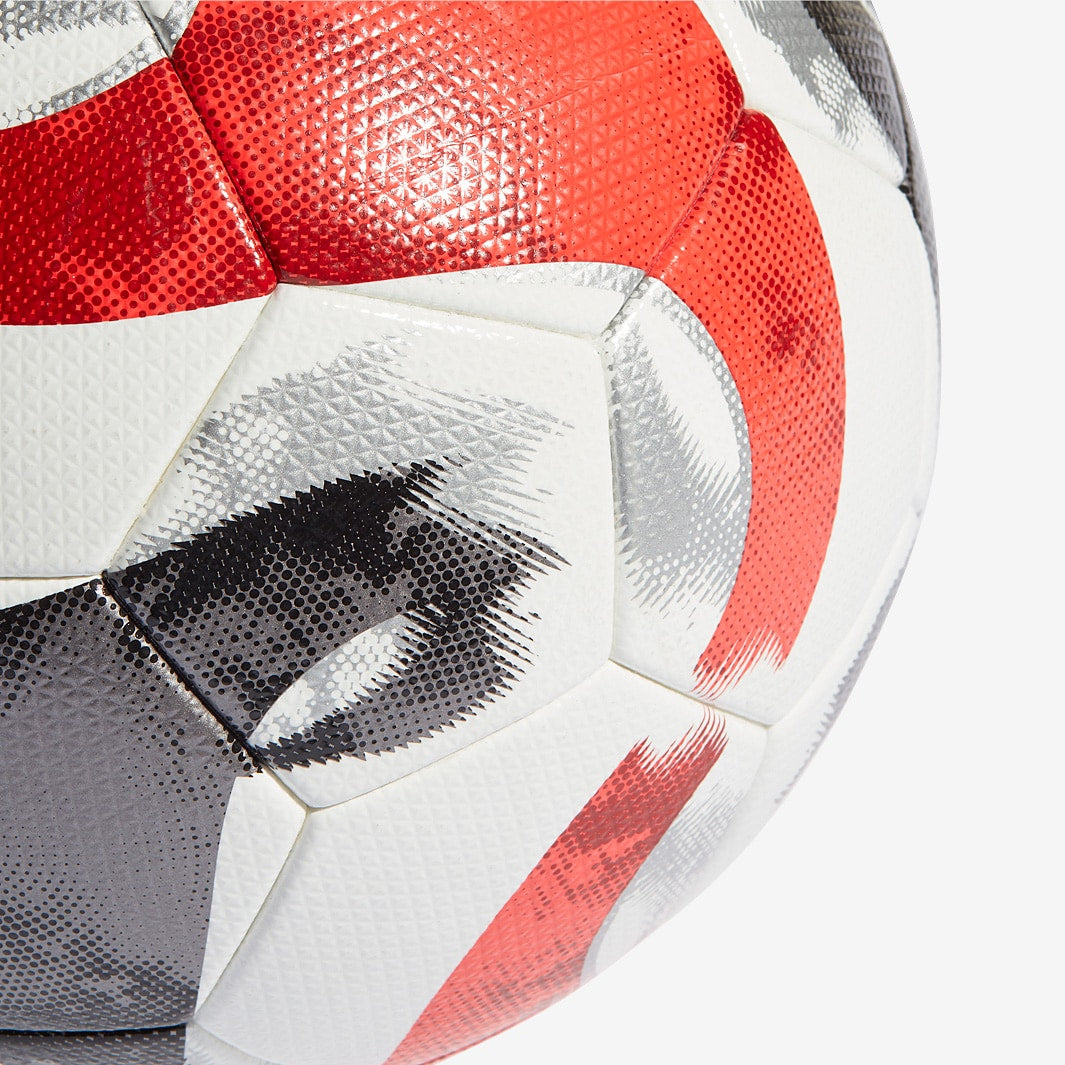 Tiro Pro Soccer Ball [White/Black/Iron Metallic]