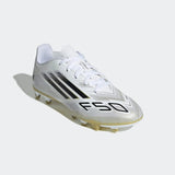 Junior F50 Club FG/MG [White/Core Black/Gold]