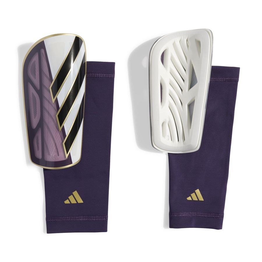 Tiro Shin Guard League [Aurora Plum/White/Gold Metallic]