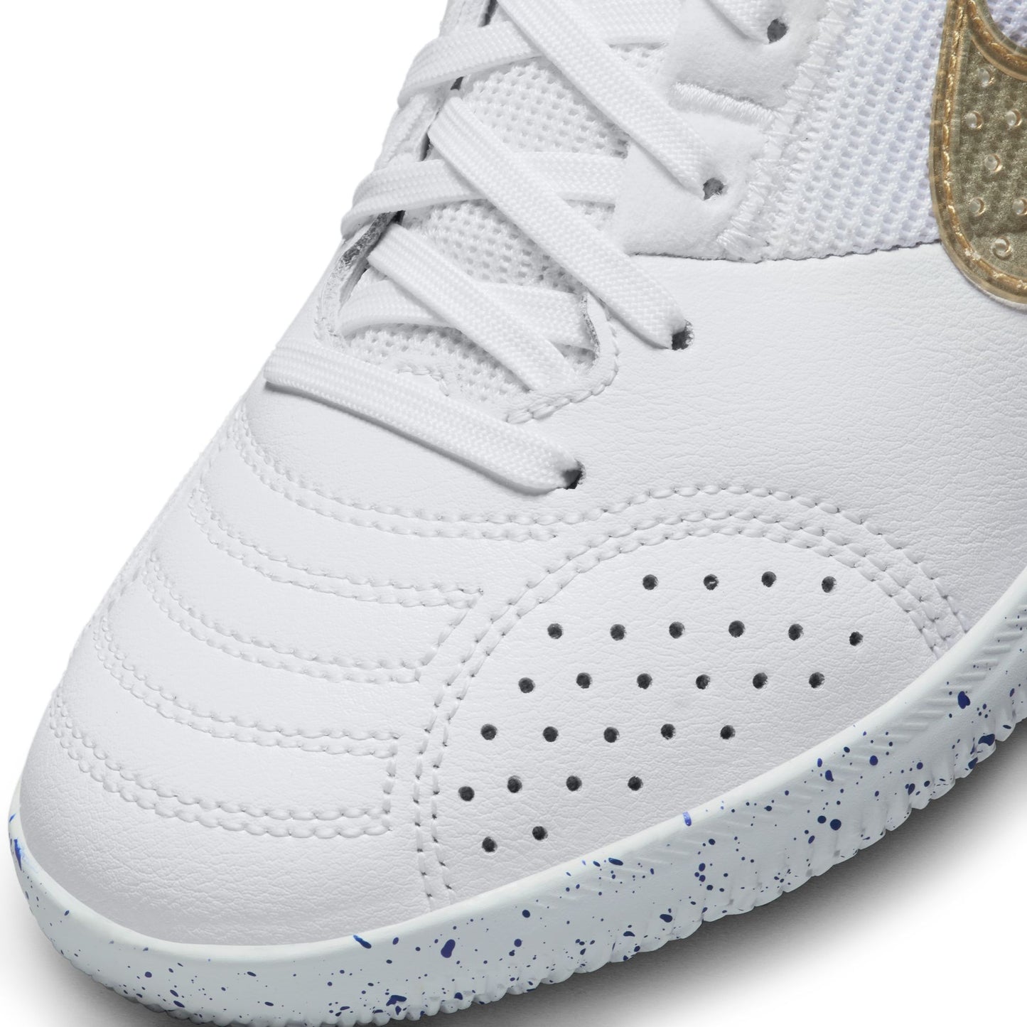 Junior Nike Streetgato IC [White/Gold/Royal]