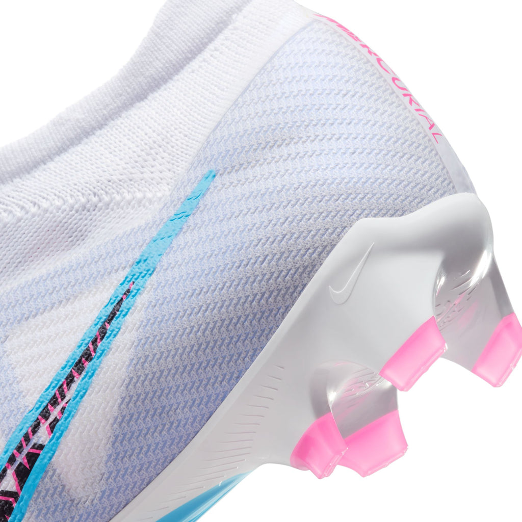 Nike Zoom Vapor 15 Elite FG (White/Baltic Blue-Pink Blast) - Soccer  Wearhouse