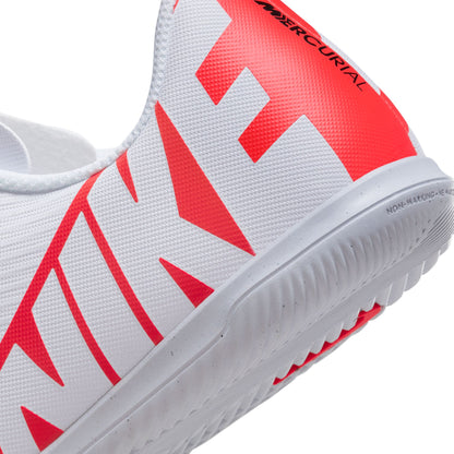 Junior Mercurial Vapor 15 Club IC [White/Bright Crimson]