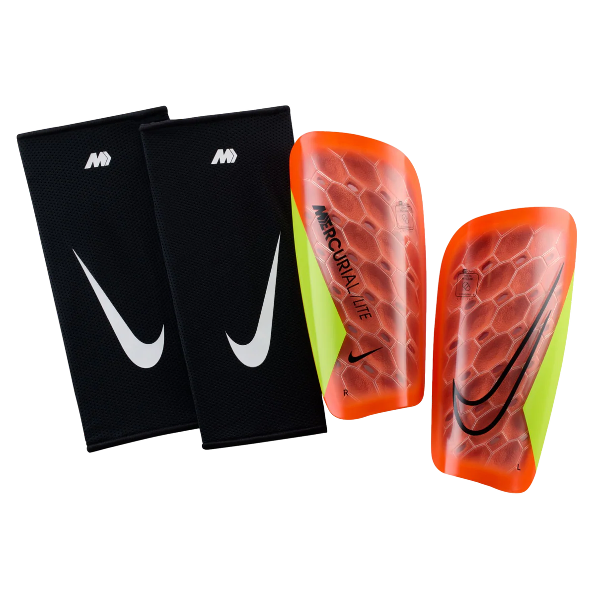 Mercurial Lite Shin Guard [Hyper Crimson/Volt]