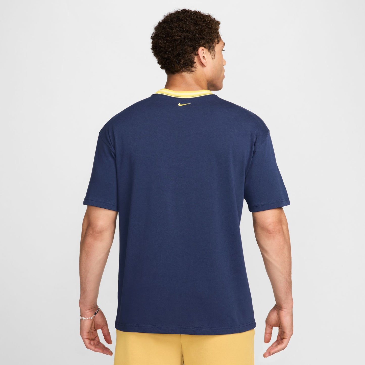 Nike PSG Premium Essential Tee [Navy Blue/Yellow]