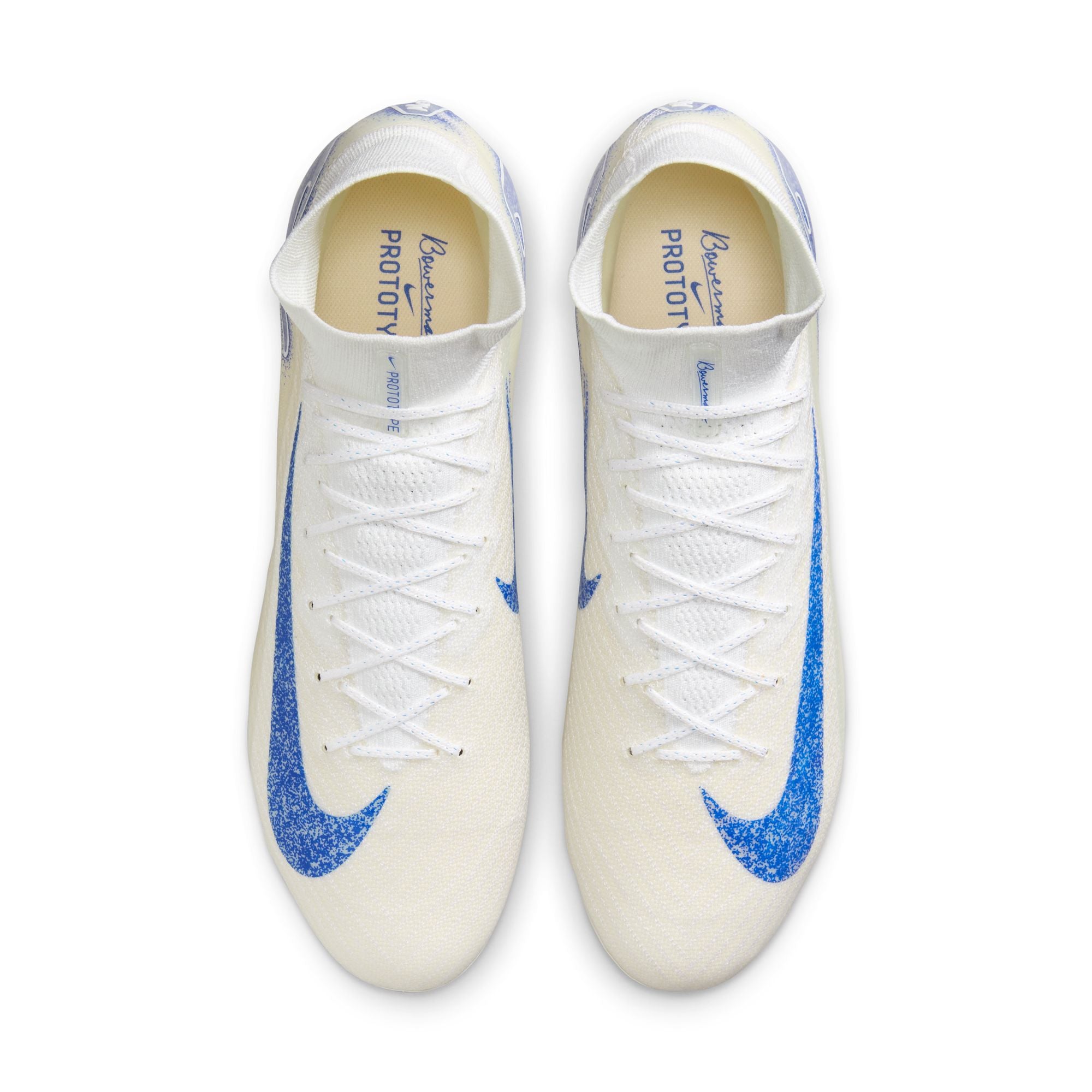 Blue and white nike mercurial online