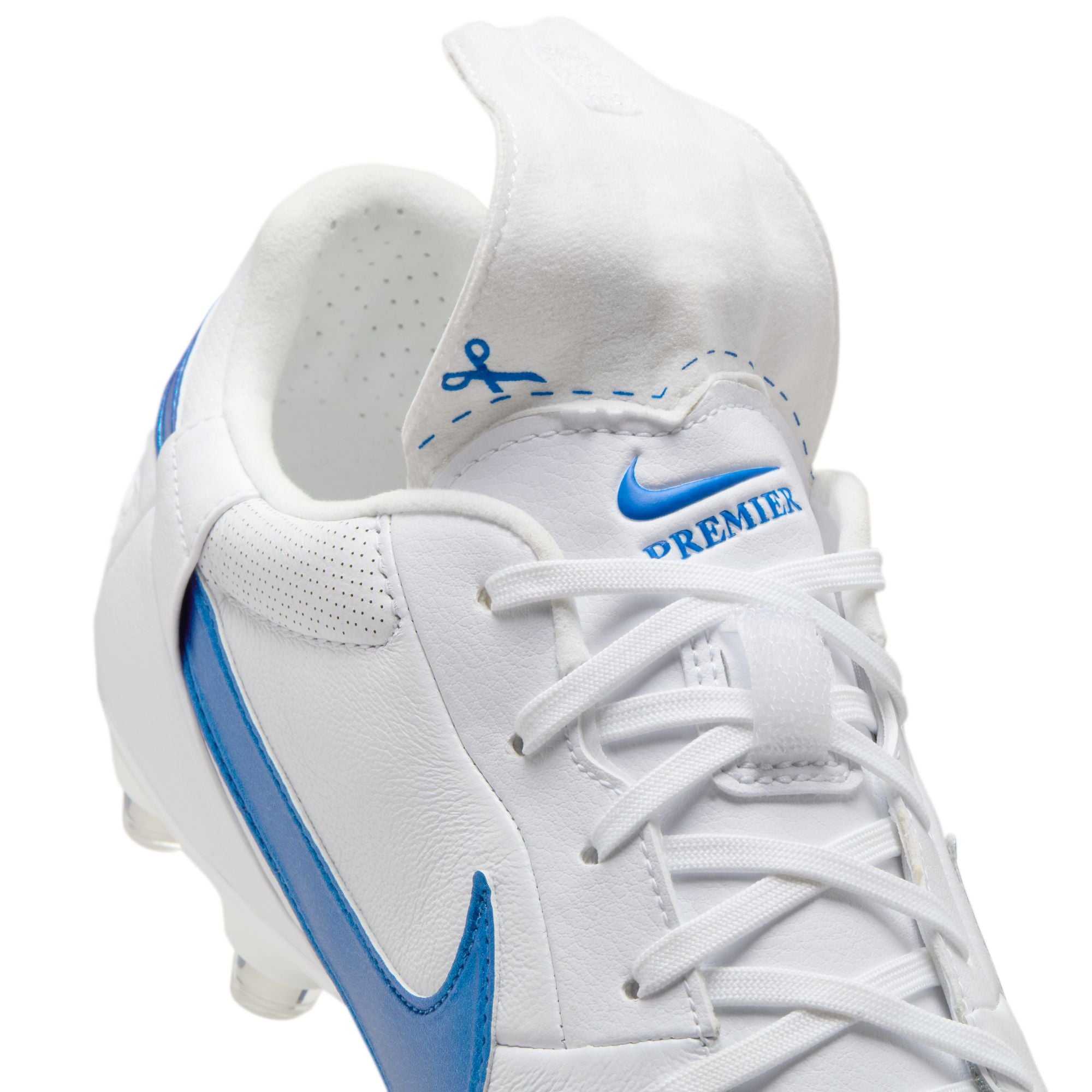 The Nike Premier III FG White Blue Tursi Soccer Store