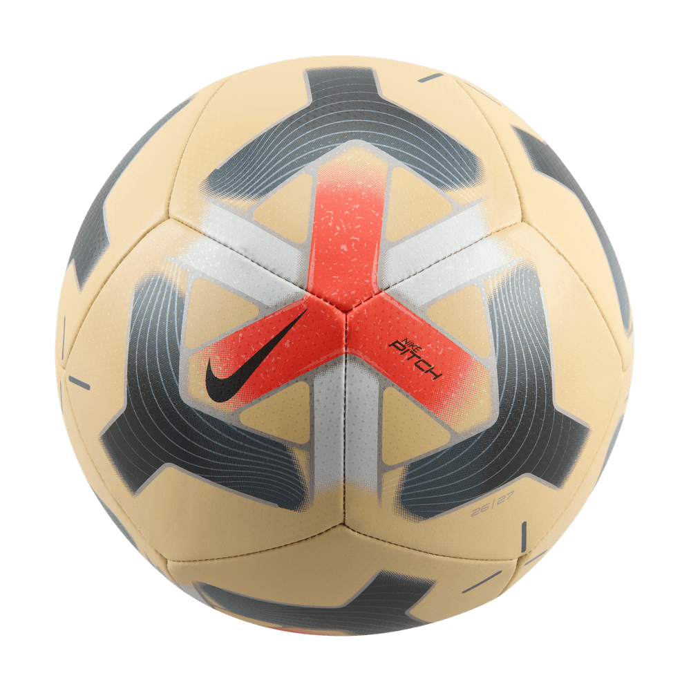 Pitch Ball [Linen/Bright Crimson/Black]