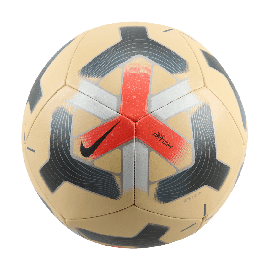Pitch Ball [Linen/Bright Crimson/Black]