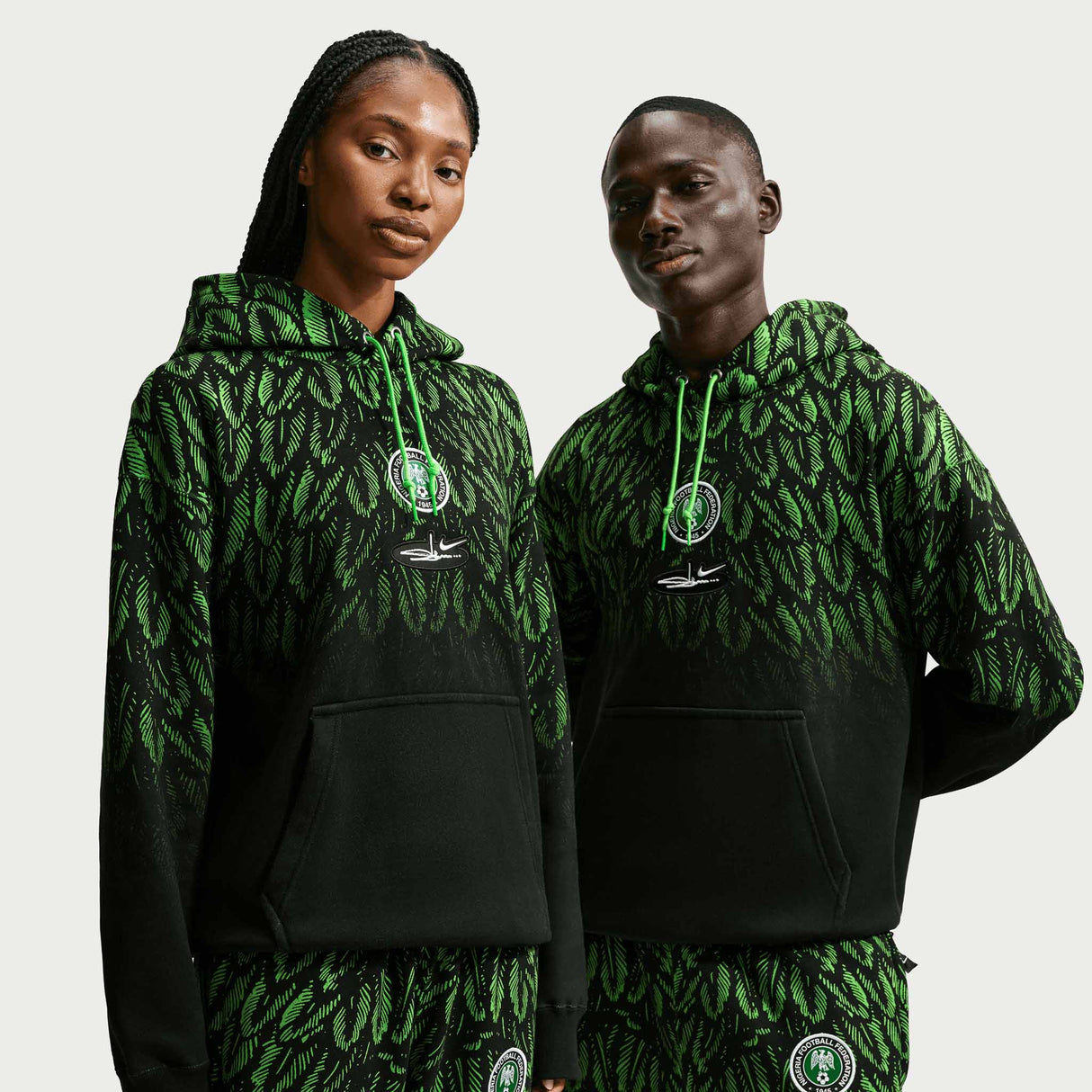 Nigeria x Slawn Club Fleece Hoodie