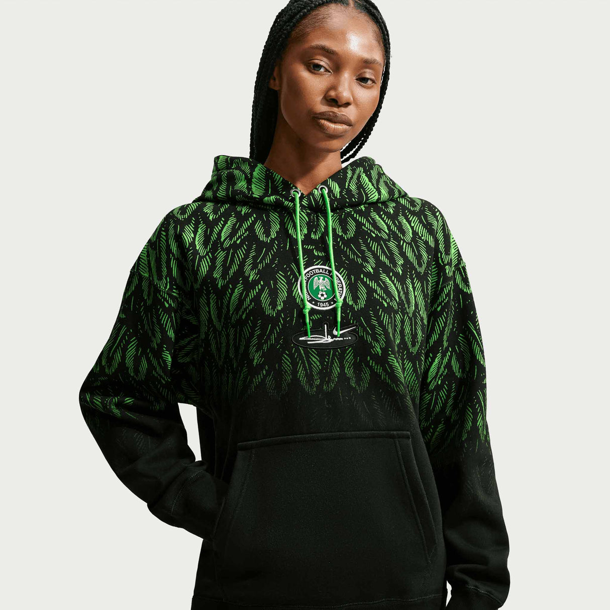 Nigeria x Slawn Club Fleece Hoodie