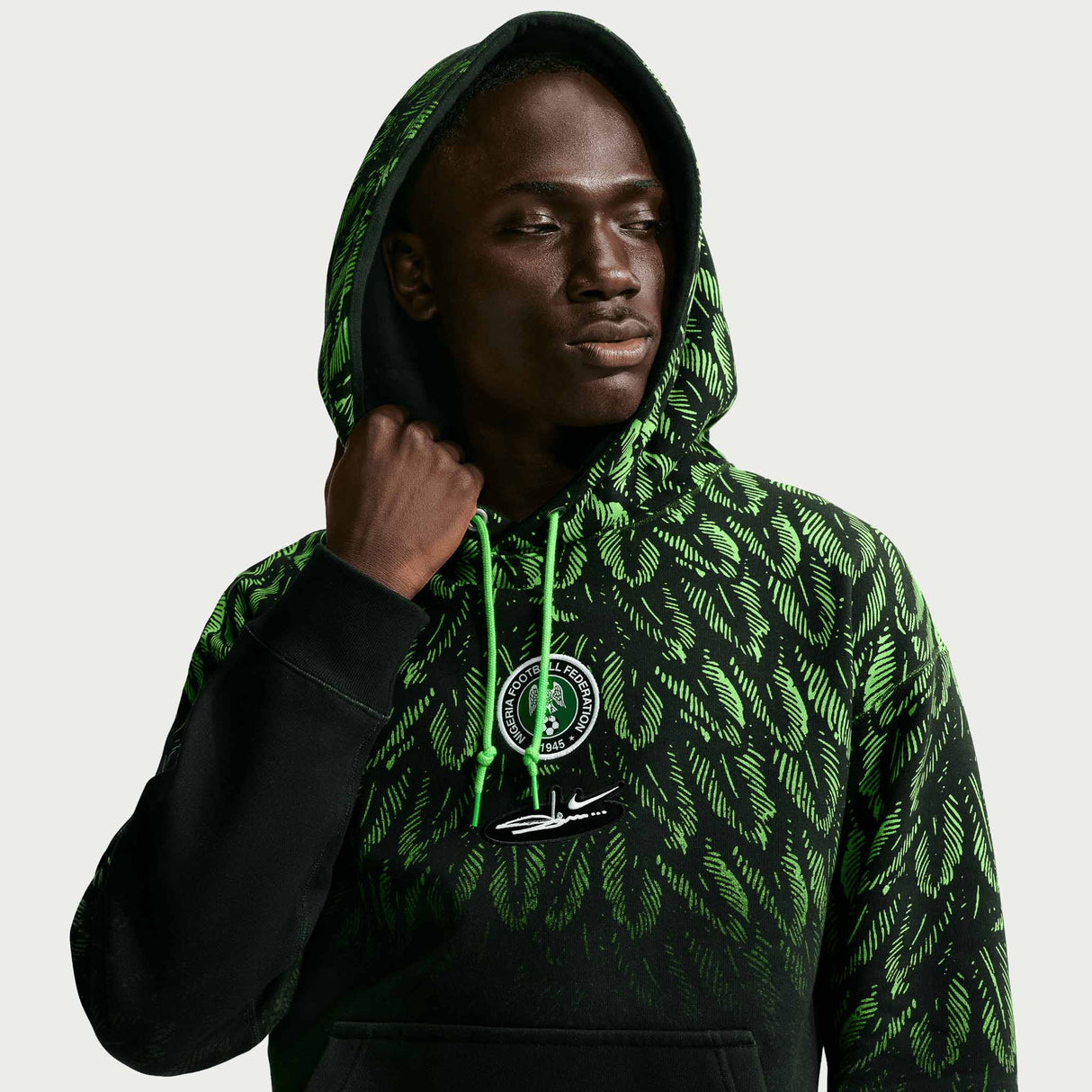 Nigeria x Slawn Club Fleece Hoodie
