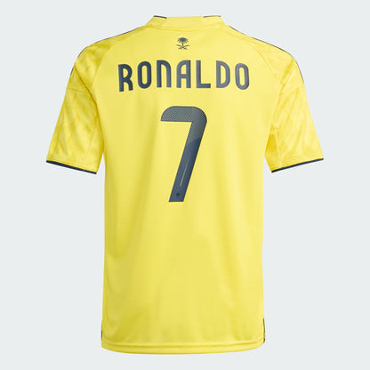 Youth Al Nassr FC 2025/26 Ronaldo Home Jersey