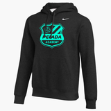 Pelada Academy | Nike Club Hoodie [Adult] - Black/Blue