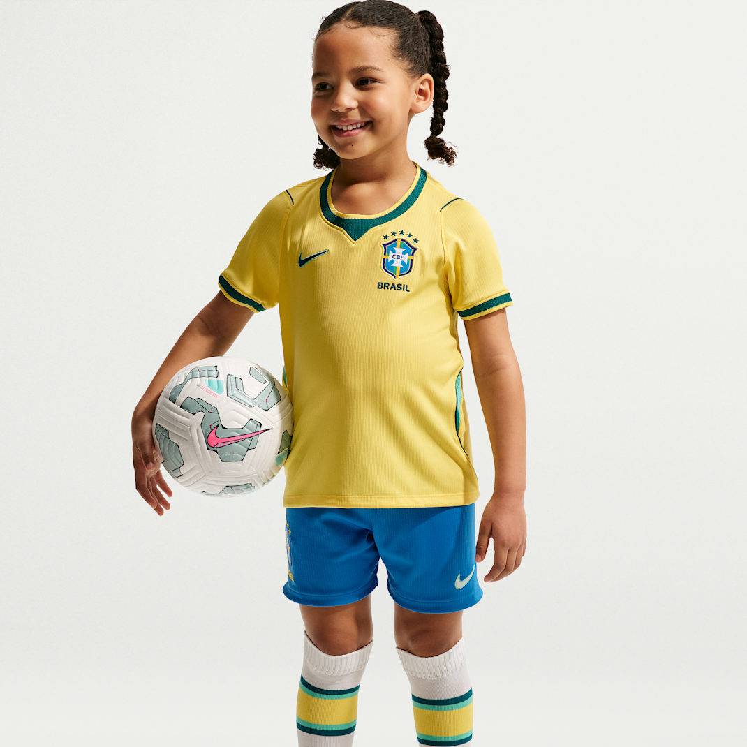 Kids Brazil 2026 Stadium Home Kit
