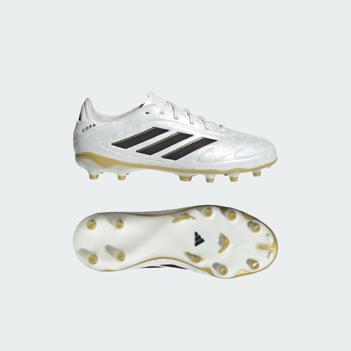 Junior Copa Pure 3 League FG [White/Core Black/Gold]