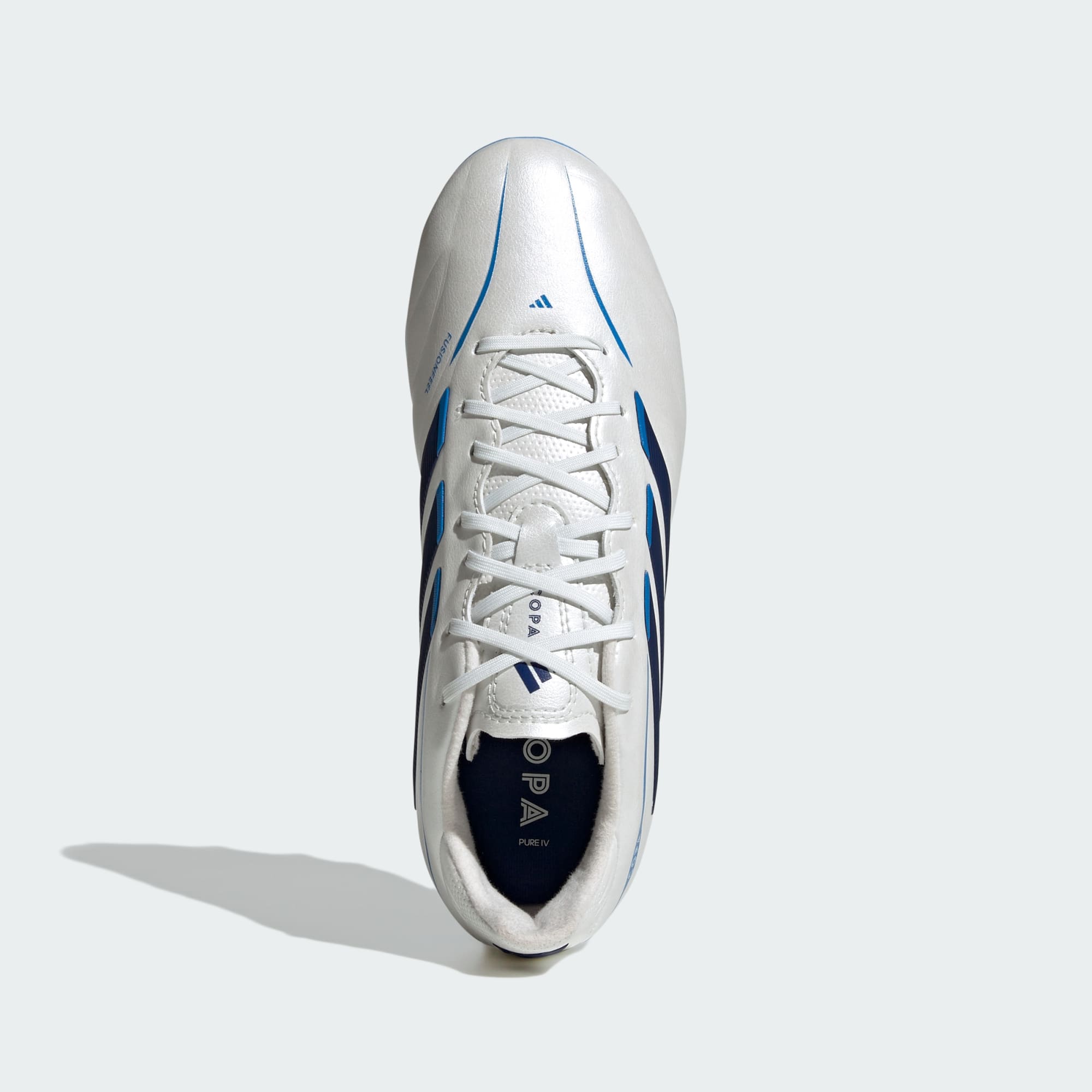 Junior Copa Pure 4 League FG [Zero Metallic/Dark Blue/Lucid Ray Blue]