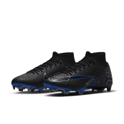 Zoom Superfly 9 Academy FG/MG [Black/Chrome-Hyper Royal]