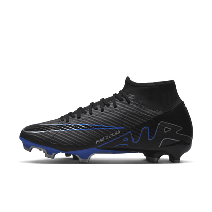 Zoom Superfly 9 Academy FG/MG [Black/Chrome-Hyper Royal]