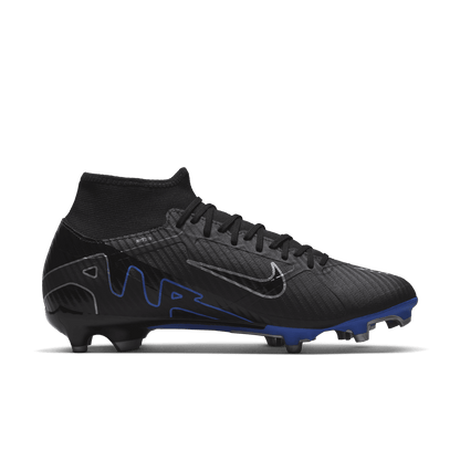 Zoom Superfly 9 Academy FG/MG [Black/Chrome-Hyper Royal]