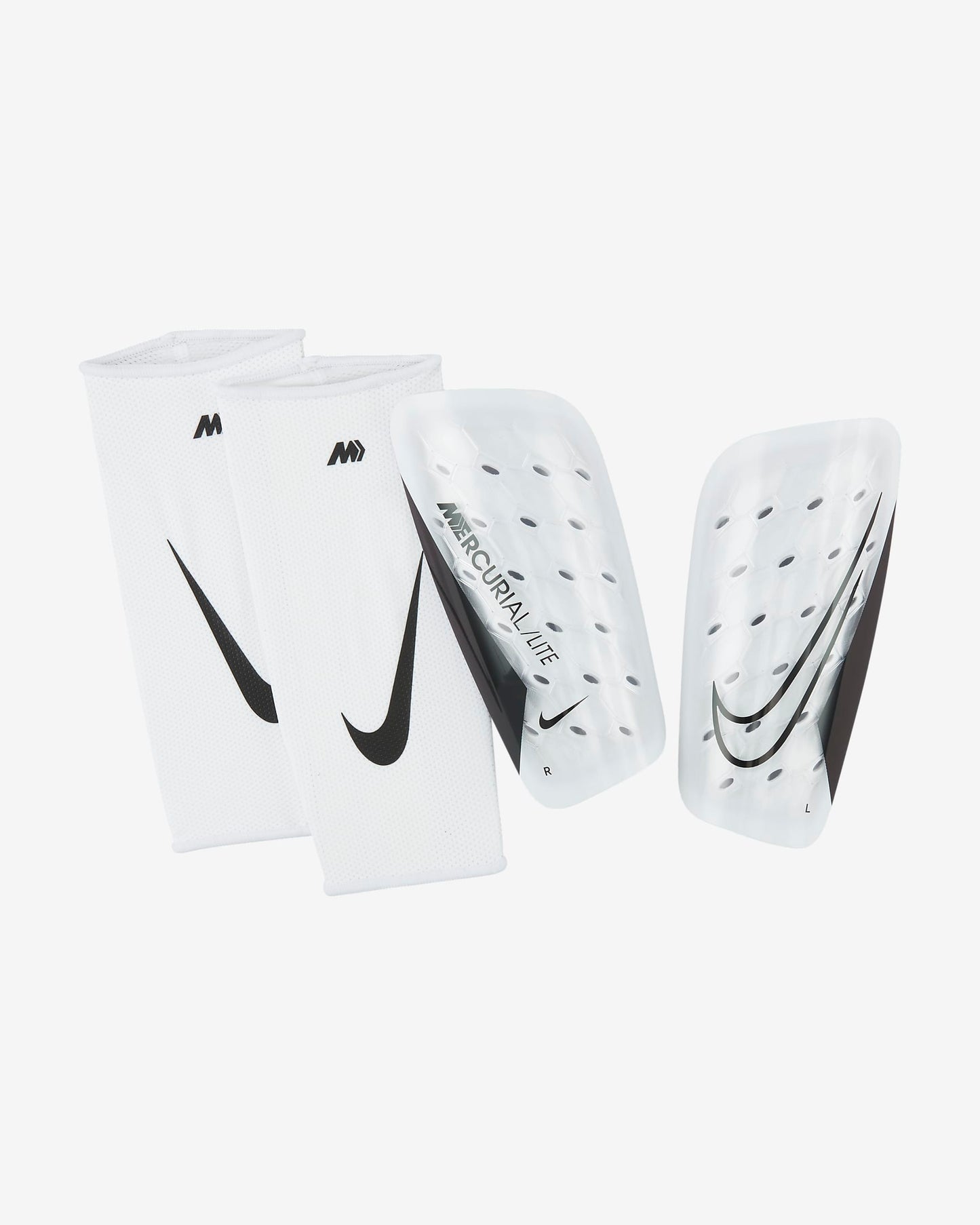 Mercurial Lite Shin Guard [White/White/Black]