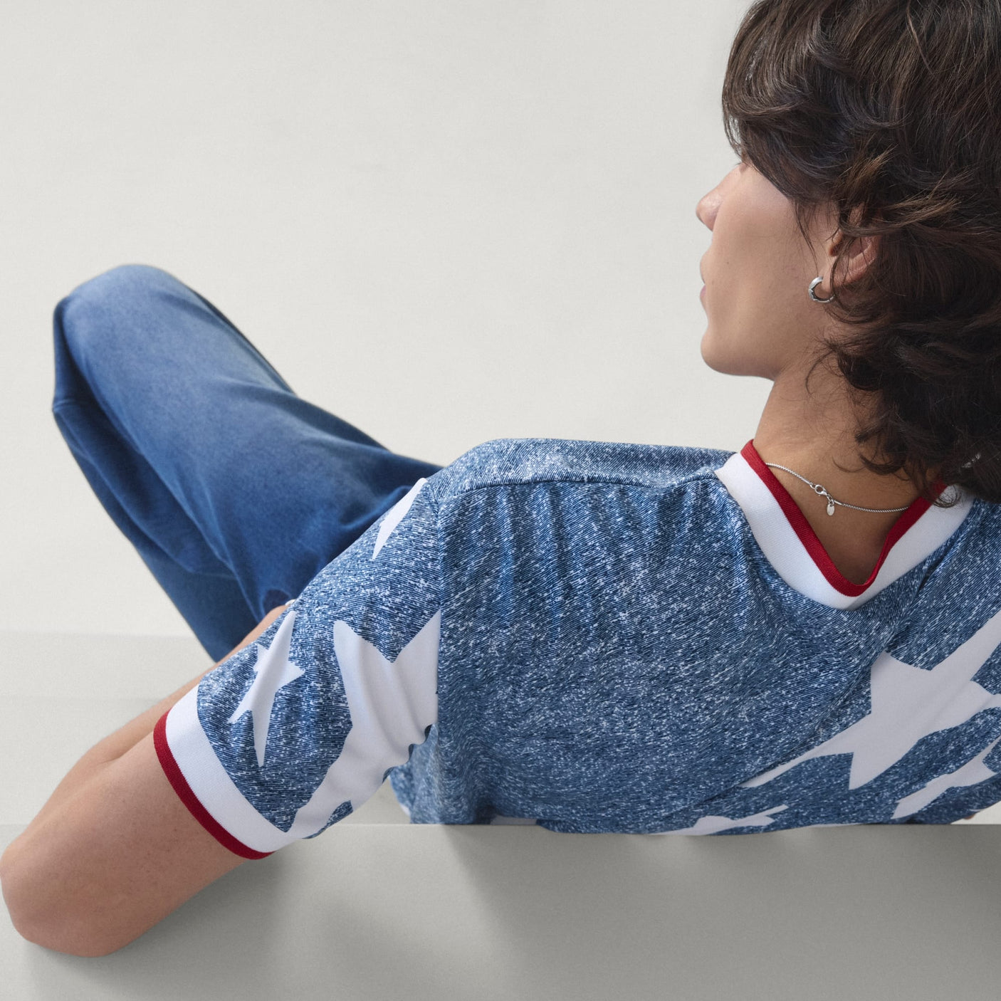 Denim Graphic Jersey