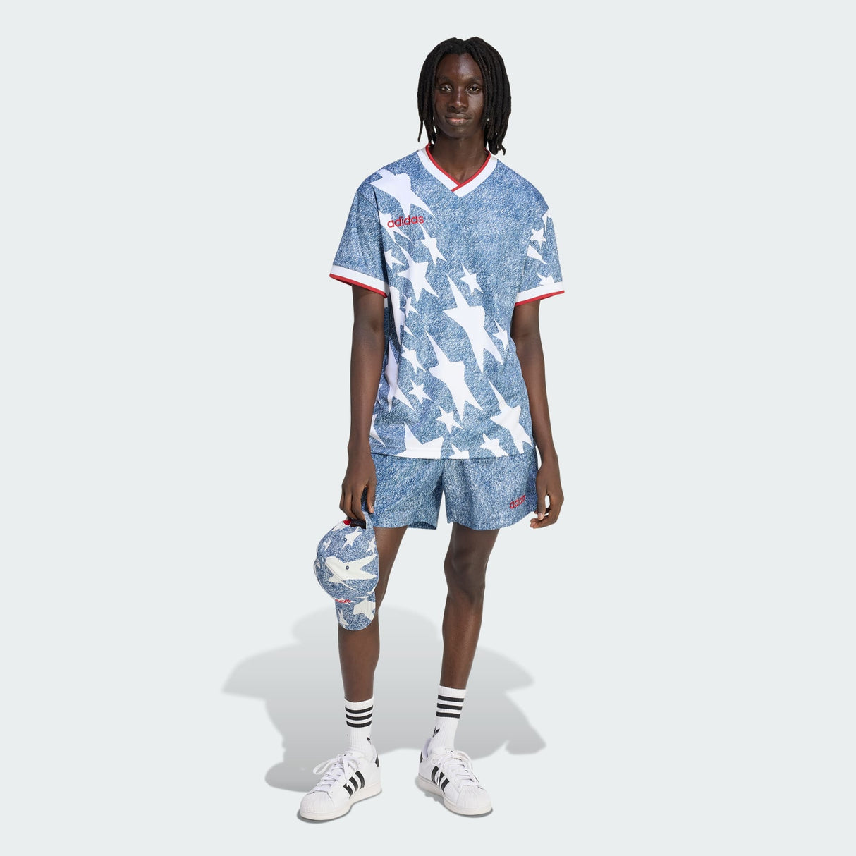 Denim Graphic Shorts