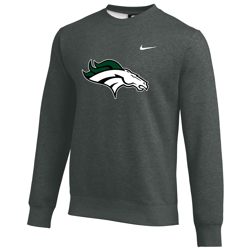 Eagle High School Nike Team Crewneck [Men's] - GW Mustang Logo