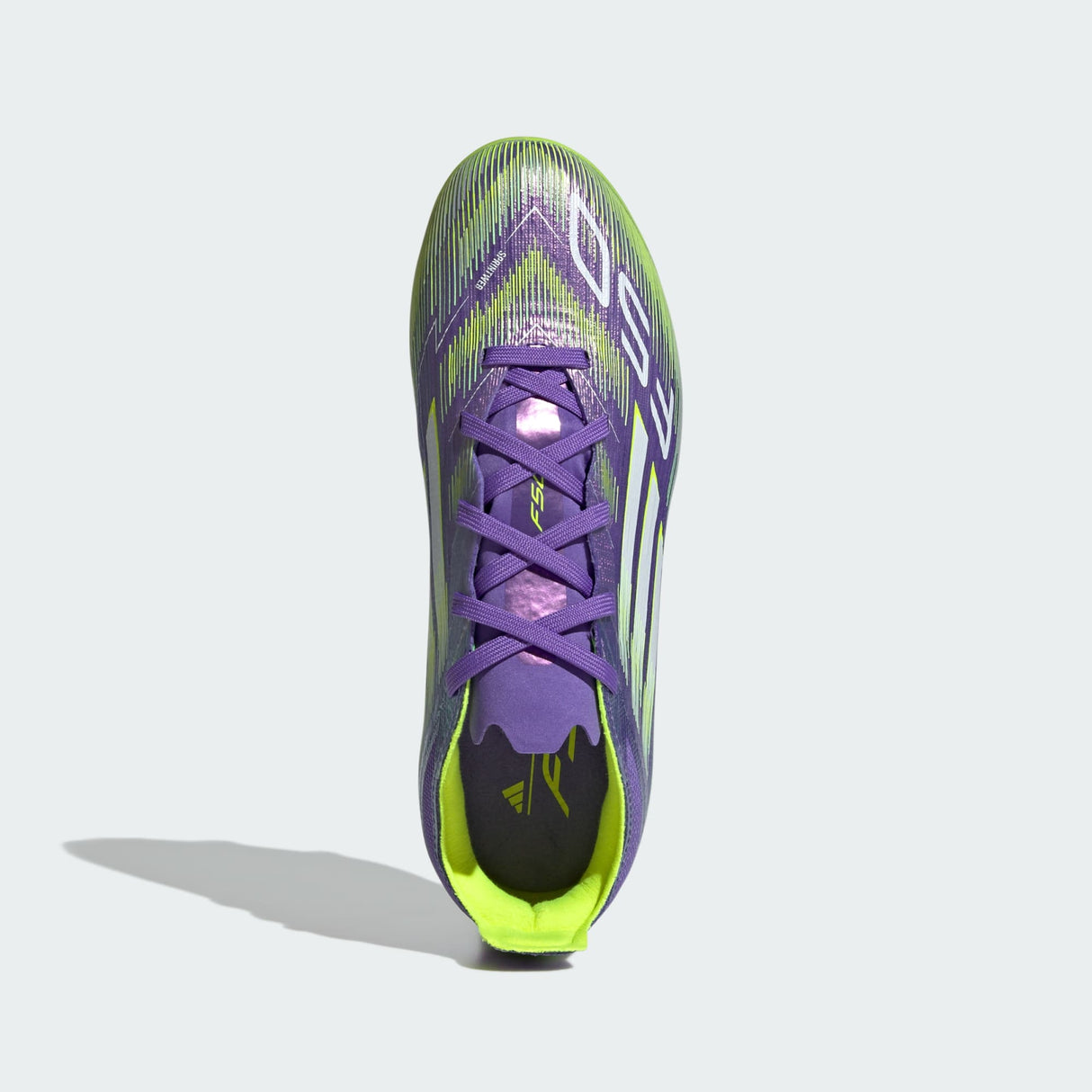 Junior F50 Elite FG [Purple/White/Lucid Lemon]